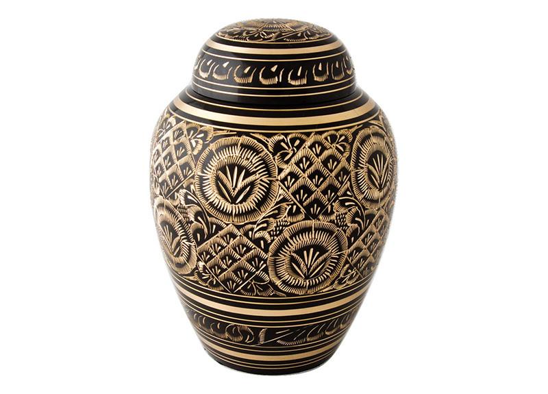 Kanta radiance urn - black/bronze